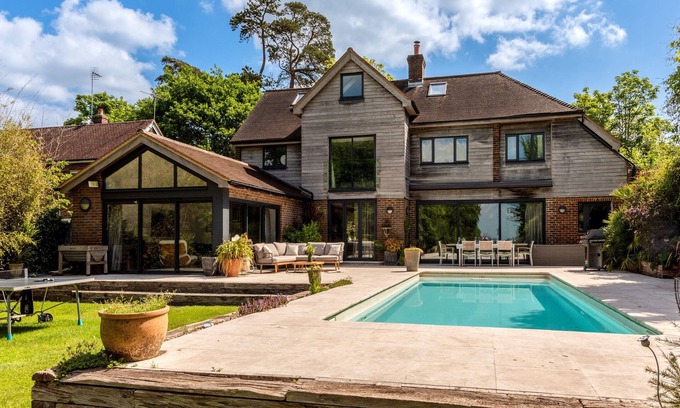 Hassocks House | Stylish Countryside Retreat with Pool & Panoramic South Downs Views