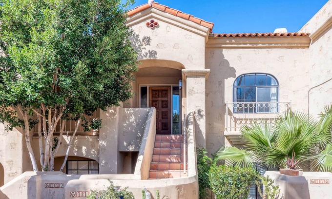 Biltmore Courts Condo | Stylish Getaway W/ Golf Course Views, Shared Pool, Private Balcony, & Free WiFi!