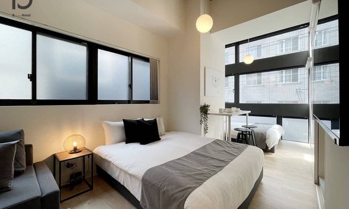 Hiroshima City Centre Apartment | Stylish Loft Studio Steps from Peace Park