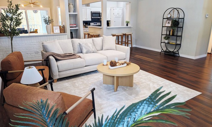 Wells Branch House | Stylish N. Austin Stay Near Domain Sleeps 9