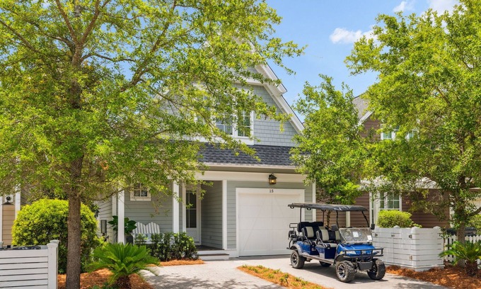 WaterSound West Beach House | Stylish newly renovated Watersound West Beach cottage w/luxe suites, LSV & bikes