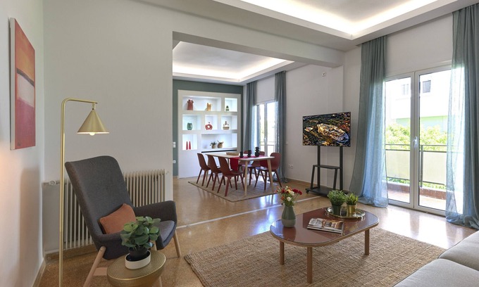 Athens Apartment | Stylish Sanctuary: Pangrati Gem Refurbish