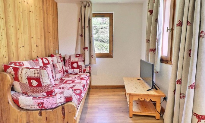 La Perriere Apartment | Sublime Appartement 2 pièces cabine pour 6 personnes - La Tania, skis aux pieds - FR-1-182A-32