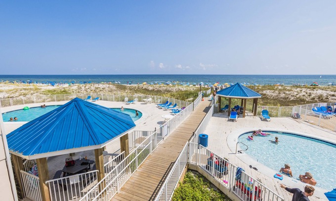 Orange Beach Condo | Sugar Beach 362- Popular & Original Complex, 4 Pools, Sugar Shack, Tennis!