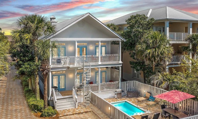 Seagrove Beach House | Sugaree Sands - Gulf View, 30A, Free Beach Service + Bikes, Heated Private Pool!