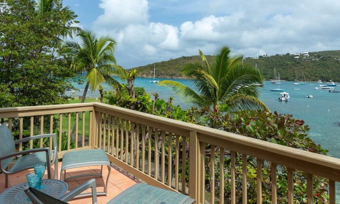 Great Cruz Bay Condo | Suite 13C - Gallows Point Resort Harbor View Upper 1BR by Suite St. John Villas