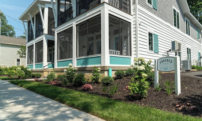 Saugatuck Apartment | Suite #9, The Sunflower @ Porches On Mason - Prime downtown location.