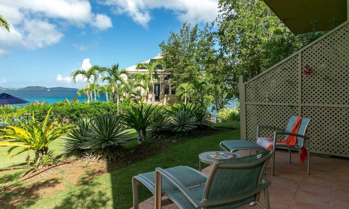 Estate Enighed Condo | Suite 9A - Gallows Point Resort Oceanfront Lower 1BR By Suite St. John Villas