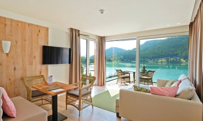Klopein am Klopeiner See House | Suite 'Butterfly 45' HP - Amerika-Holzer Hotel Resort