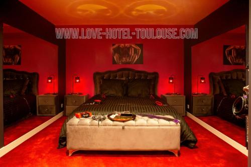 Fontaine Lestang Apartment | SUITE MIROIRS Love Hotel Toulouse