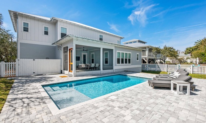 Seacrest House | Summer Availability! 6 Passenger Low-Speed Vehicle! Private Pool! Short Walk to the Beach!