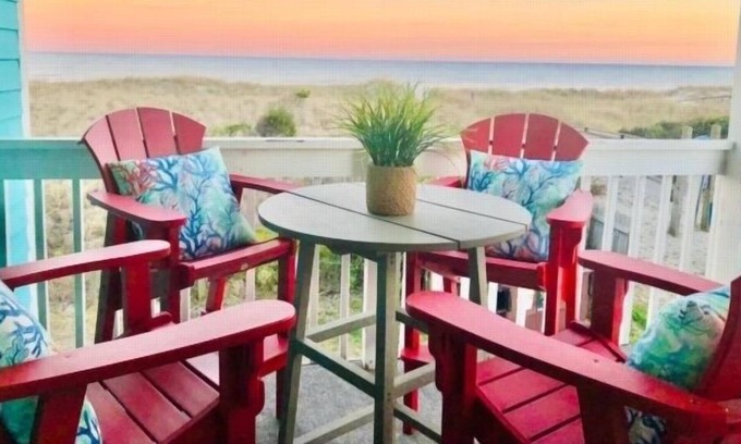 North Carolina Coast Condo | Summer Haven - completely remodeled beautiful beachfront condo right on Carolina Beach by RedAwning