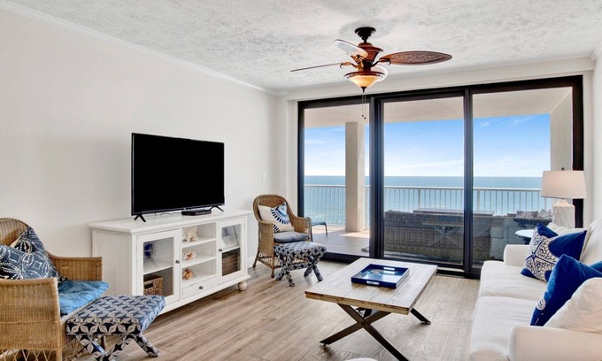 Orange Beach Condo | Summer House 902B | Beach Front! Spacious! Updated, Coastal Decor! Great deck!