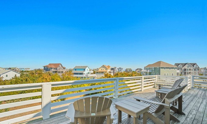 Salvo House | SUMMER SAVINGS - Ocean Views in Salvo with Elevator, Pool, Hot Tub, & Game Room