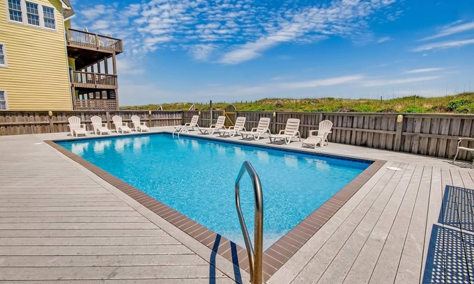 Frisco House | SUMMER SAVINGS- Oceanfront Handicap Friendly w Pool, Hot Tub, Elevator, and More
