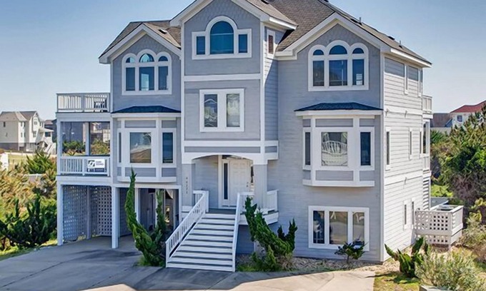 Ocean Isle Estates House | SUMMER SAVINGS - Oceanview Dog Friendly Home w/Pool, Hot Tub, Elevator, Game Rm