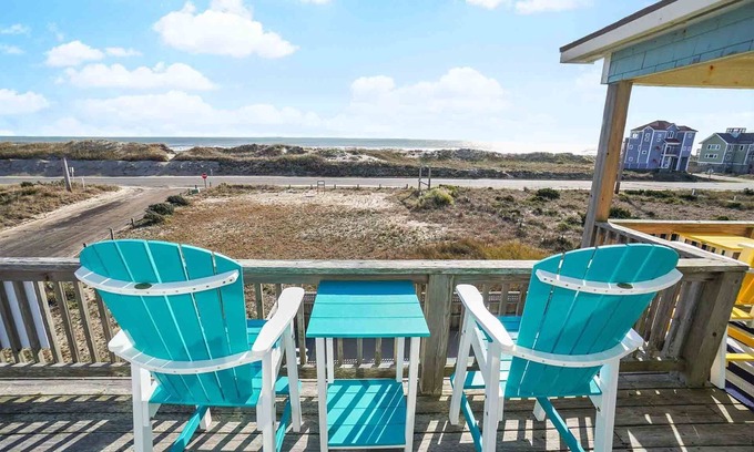 Hatteras House | SUMMER SAVINGS- Semi-Oceanfront Dog Friendly w Pool, Hot Tub, Luggage Lift, More