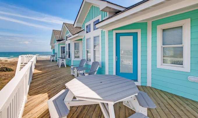 Rodanthe House | SUMMER SAVINGS - Semi-Oceanfront Dog Friendly w/Pool, Hot Tub, EV Charger, More