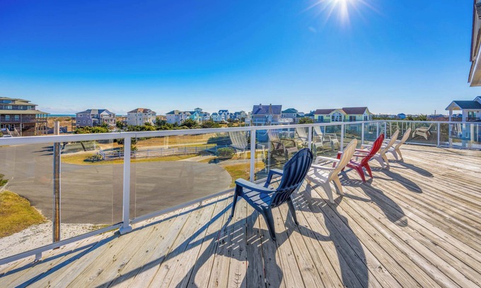 Waves House | SUMMER SAVINGS - Semi-Oceanfront Home w/Pool, Hot Tub, Tiki Bar, and Game Room