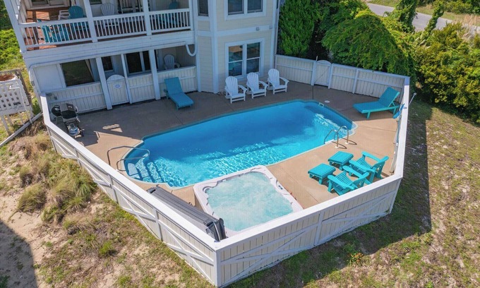 Ocean Isle Estates House | SUMMER SAVINGS - Semi-Oceanfront Dog Friendly w/Pool, Hot Tub, and Home Theater