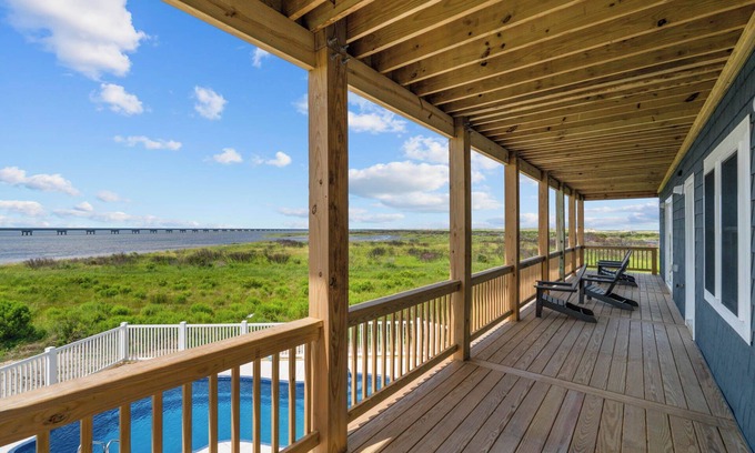 Rodanthe House | SUMMER SAVINGS - Soundfront Dog Friendly w/Pool, Hot Tub, & Windsurfing Access