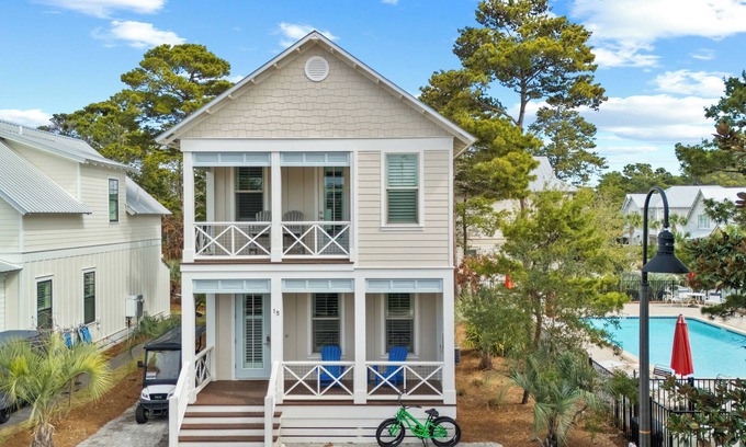 Santa Rosa Beach House | Sun Kissed by AvantStay | Gulf Place | Golf Cart, Pool, Bikes