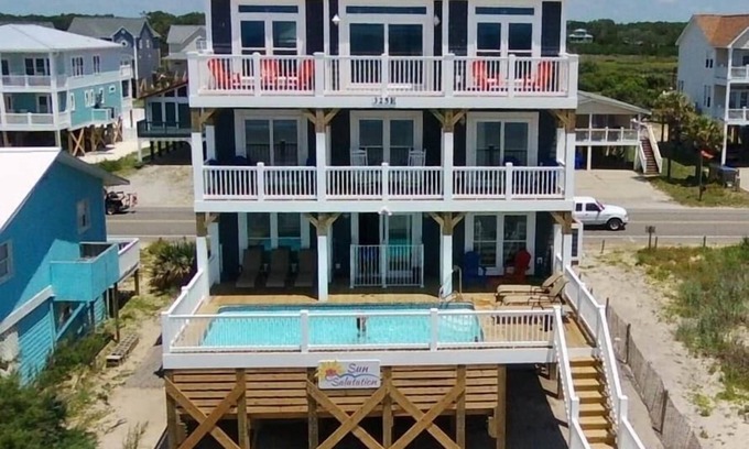 Long Beach House | Sun Salutation/325 E. Beach Drive - Coastal Vacation Resorts