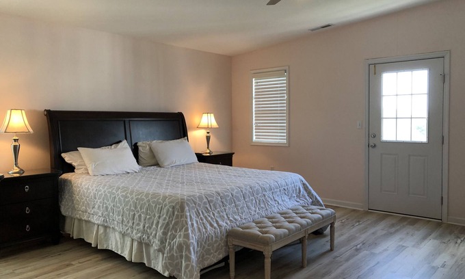 Bethany Beach House | Sunny And Airy Duplex Steps Away From Private Access Beach