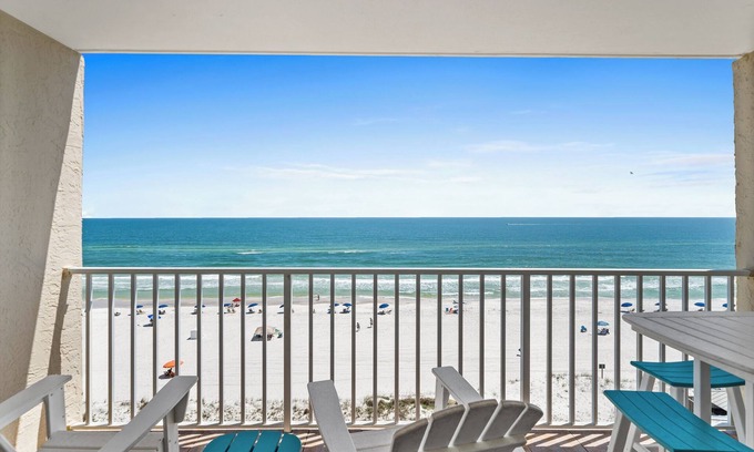 Gulf Shores Condo | Sunny Escape at Seacrest ~ Beach Front Condo