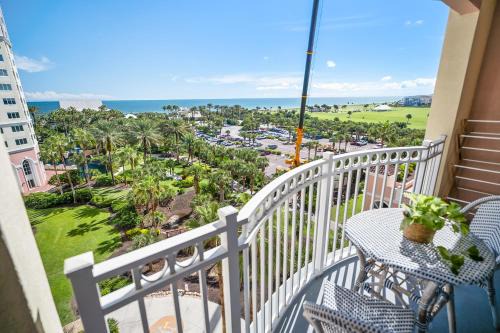 Palm Coast Apartment | Sunny Hammock Beach Condo Balcony with Ocean Views!