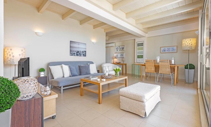 Petaloudes Apartment | Sunny Penthouse,Modern Amenities+Aegean View