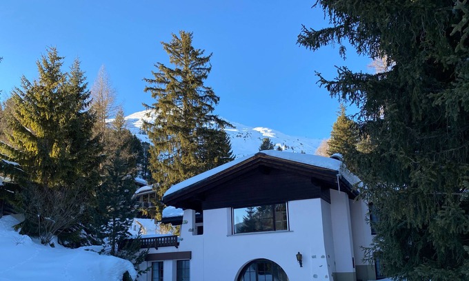 Davos-Dorf House | Sunny, spacious chalet 10 minutes walk from ski lift