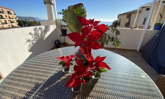 Coveta Fuma Apartment | Sunny Spacious Stylish 2 bed/2 bath + Sea View in Casco Antiguo Villajoyosa