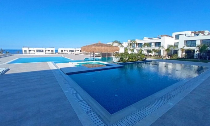 Bahceli Apartment | Sunny studio in eco-wellness resort with sea and mountain views