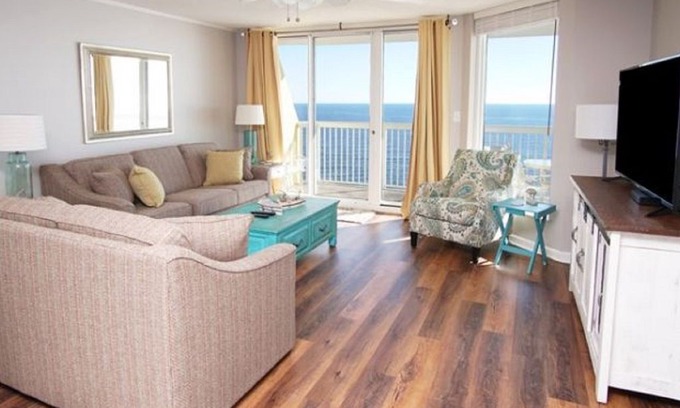 North Myrtle Beach Apartment | Sunrise Pointe 11C - 3 BR Oceanfront Luxury Condo with Pools and Lazy River!
