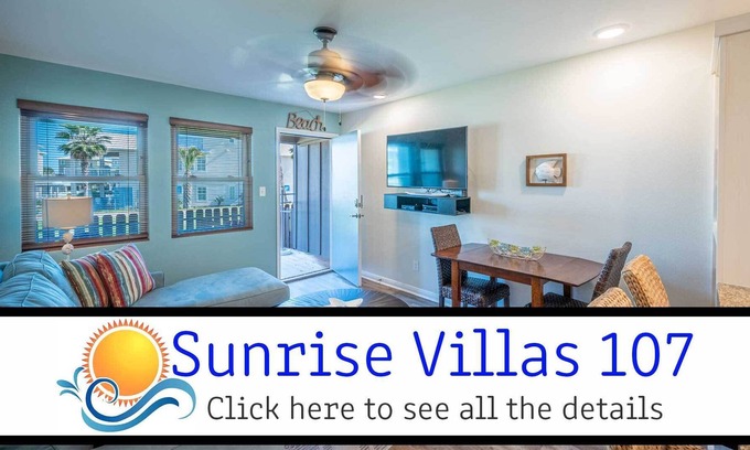 Port Aransas Condo | Sunrise Villa #107 in Port Aransas