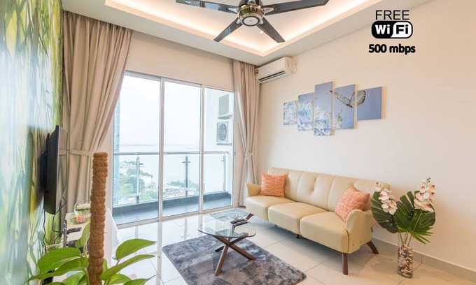 Central District Condo | Sunrise Zencity @ Johor Town Center [⭐Seaview] + FREE 500 mbps WIFI