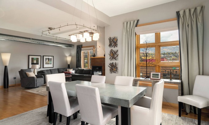 Downtown Steamboat Springs Condo | Sunsational Views at this Alpenglow Property, Spacious, Ski Area Locker