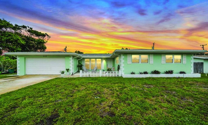 Indian Harbour Beach House | Sunset Bay - 4 Bedroom Pool Home Blocks to the Beach