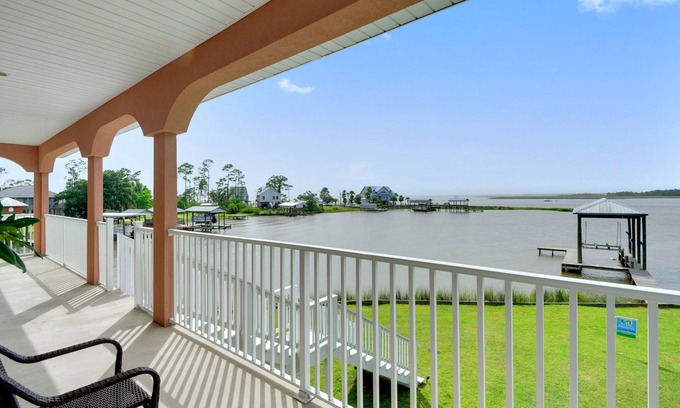 Pass Christian House | Sunset bay view 1