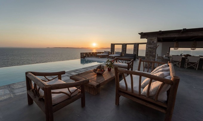 Kea Villa | Sunset holiday Villa with unlimited sea view