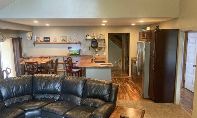 Bigfork Apartment | Sunset over the pond, minutes from down town, hot tub included