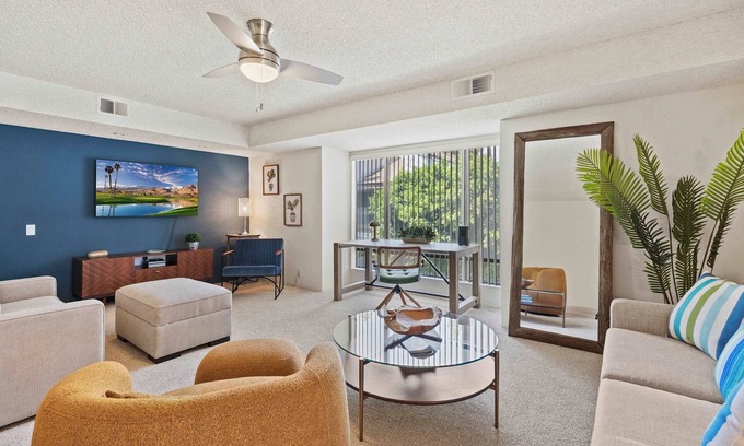 Palm Springs Condo | Sunset Palmar – Perfect Vacay or Work Stay!