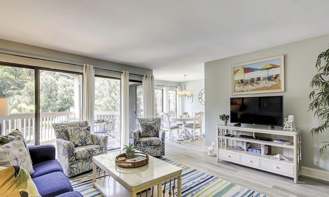 Sea Pines Villa | Sunset Rentals | Lighthouse Tennis 2413
