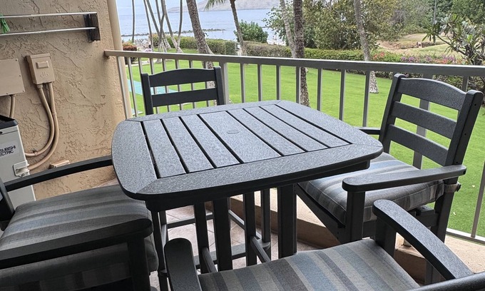 Kihei Condo | Sunsets from the lanai of 203 embrace you, AC keeps you cool in this 2/2 unit