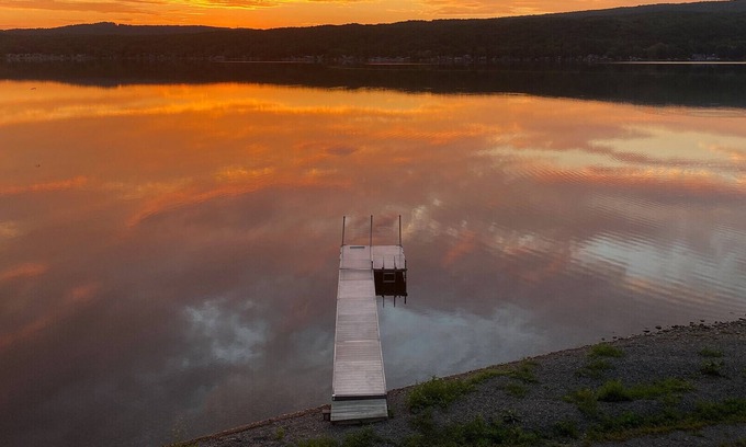 Honeoye House | Sunshine Daydream - "300 Feet of Natural Honeoye Lake Shoreline!"