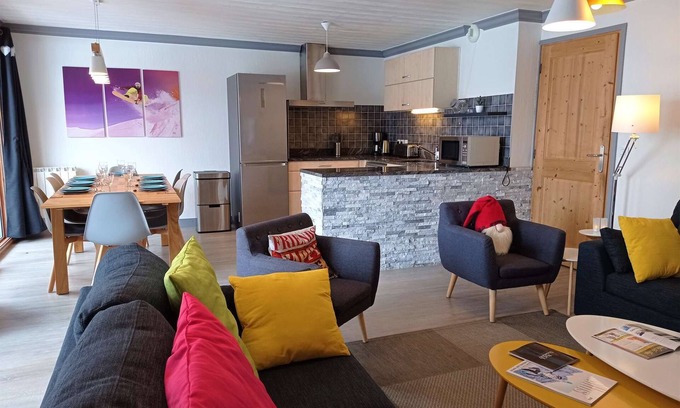 Val-Thorens Apartment | Superb apt 8/10 people 105m² in the heart of the resort