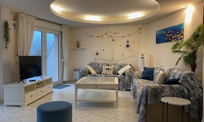 Tregastel Apartment | Superb duplex in central Trégastel with WiFi and private garage