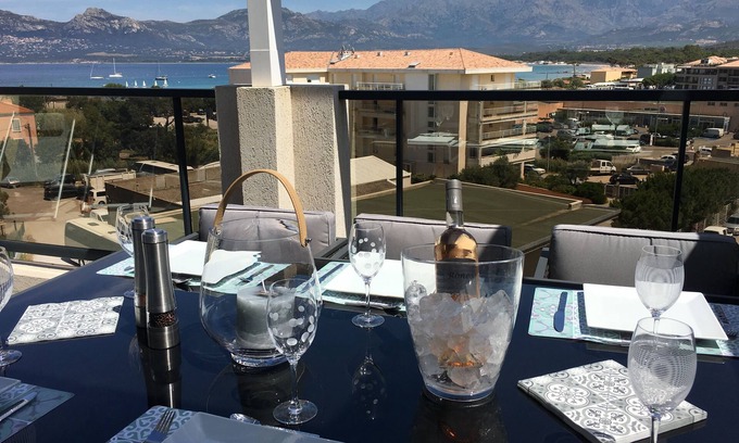 Calvi Apartment | Superb luxury apartment sea and mountain views 100 m from the beach