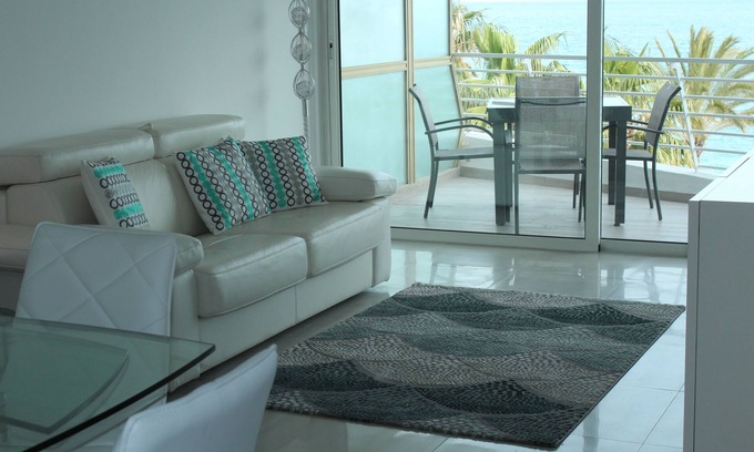 Cros-de-Cagnes Apartment | Superb Sea Front Apartment Sea View